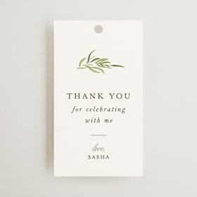 Bridal Shower Favor Tags