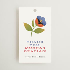 Bridal Shower Favor Tags