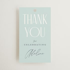 Bridal Shower Favor Tags