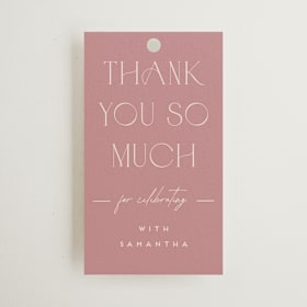 Bridal Shower Favor Tags