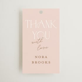 Bridal Shower Favor Tags