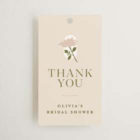 Bridal Shower Favor Tags