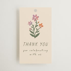 Bridal Shower Favor Tags