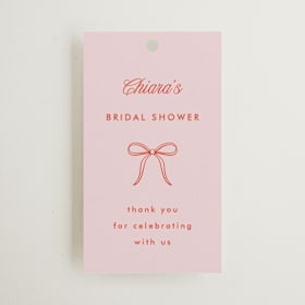 Bridal Shower Favor Tags