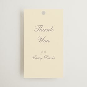 Bridal Shower Favor Tags