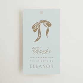 Bridal Shower Favor Tags