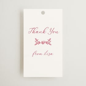 Bridal Shower Favor Tags