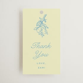 Bridal Shower Favor Tags