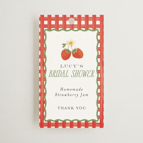 Bridal Shower Favor Tags
