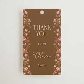 Bridal Shower Favor Tags
