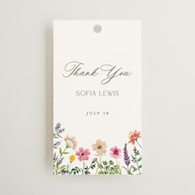 Bridal Shower Favor Tags