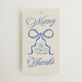 Bridal Shower Favor Tags