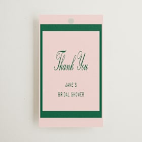 Bridal Shower Favor Tags
