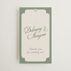 Bridal Shower Favor Tags