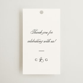 Bridal Shower Favor Tags