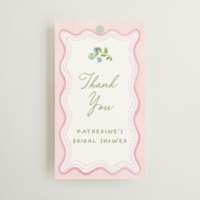 Bridal Shower Favor Tags