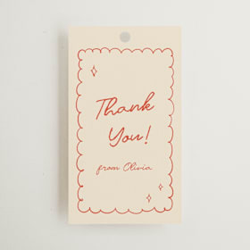 Bridal Shower Favor Tags