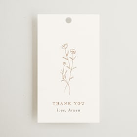 Bridal Shower Favor Tags
