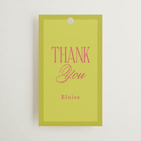 Bridal Shower Favor Tags