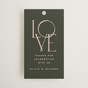 Engagement Party Favor Tags