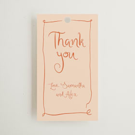 Engagement Party Favor Tags