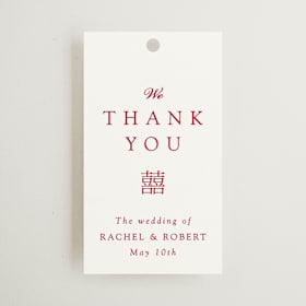 Wedding Favor Tags