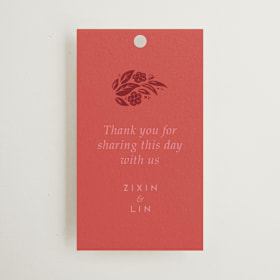 Wedding Favor Tags