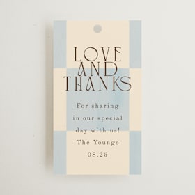 Wedding Favor Tags