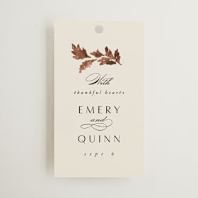 Wedding Favor Tags