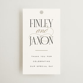 Wedding Favor Tags