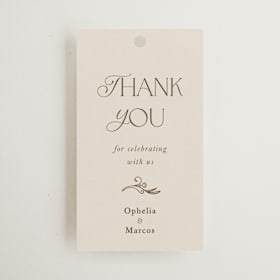 Wedding Favor Tags