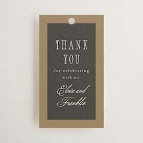 Wedding Favor Tags