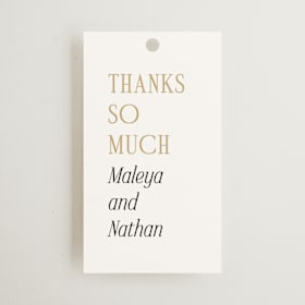 Wedding Favor Tags