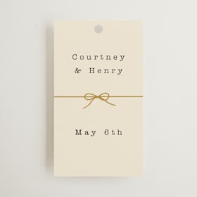 Wedding Favor Tags
