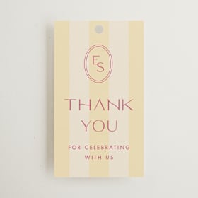 Wedding Favor Tags