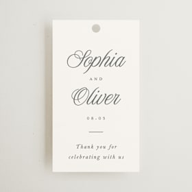 Wedding Favor Tags