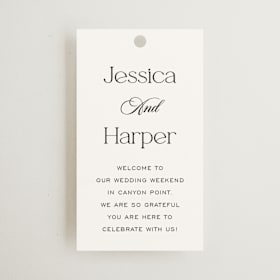 Wedding Favor Tags