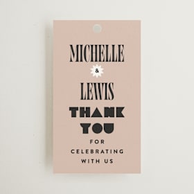 Wedding Favor Tags