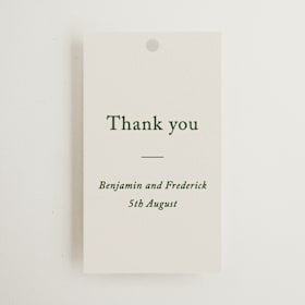 Wedding Favor Tags
