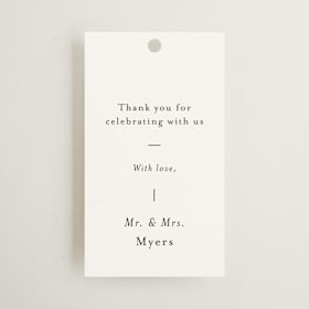 Wedding Favor Tags