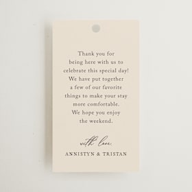Wedding Favor Tags