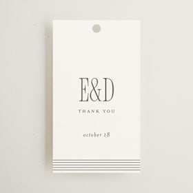 Wedding Favor Tags