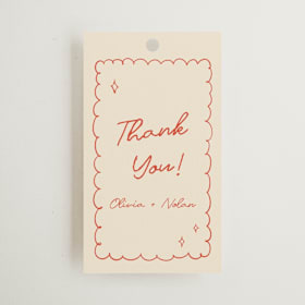 Wedding Favor Tags