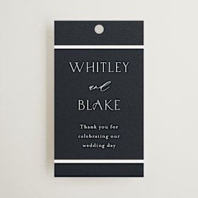 Wedding Favor Tags
