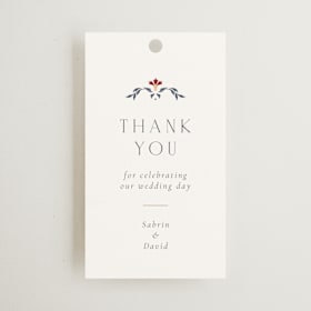 Wedding Favor Tags