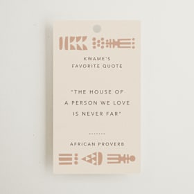 Wedding Favor Tags