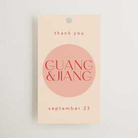 Wedding Favor Tags