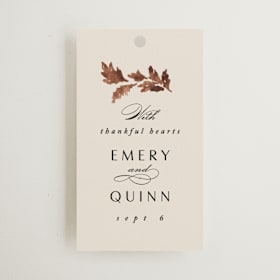 Wedding Favor Tags