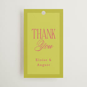 Wedding Favor Tags