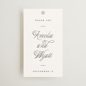 Wedding Favor Tags
